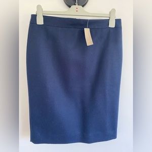 Navy Blue J Crew Pencil Skirt